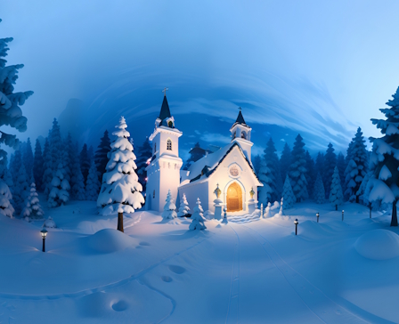 Snowbound Chapel