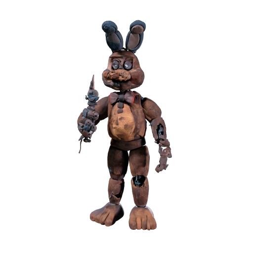Withered Freddy And Mangle And Toy Bonnie And Lucky the Rabbit