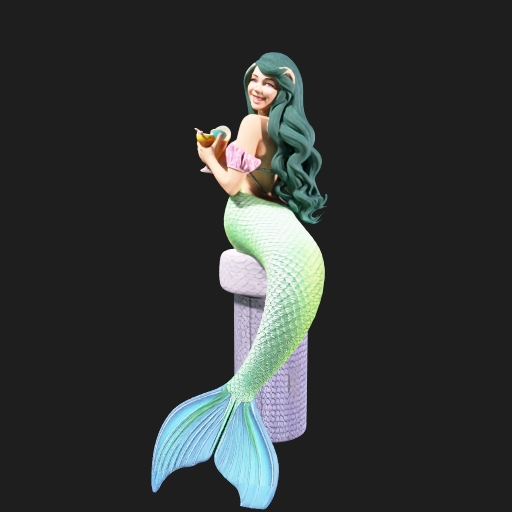 put a mermaid as a bartender.