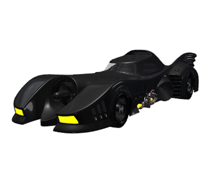 Batmobile Batman by Ghostface