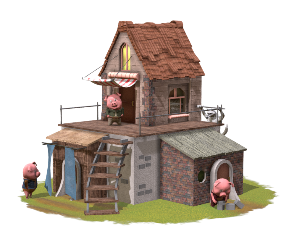 The Three Little Pigs - Fairy Tale