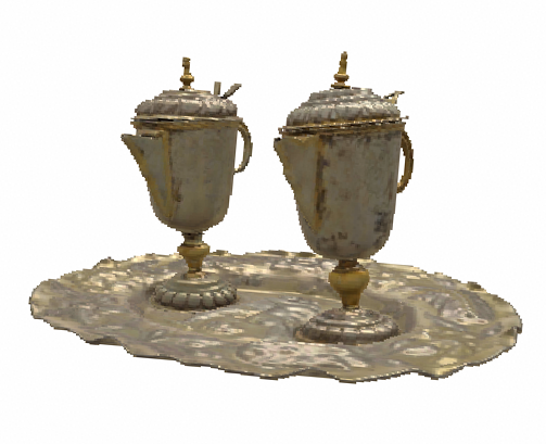 Altar cruet and tray set