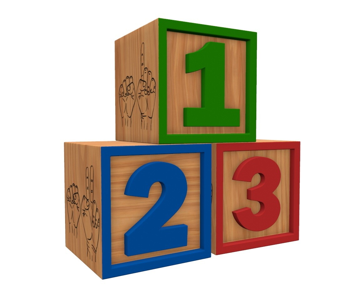 Кубики с числами