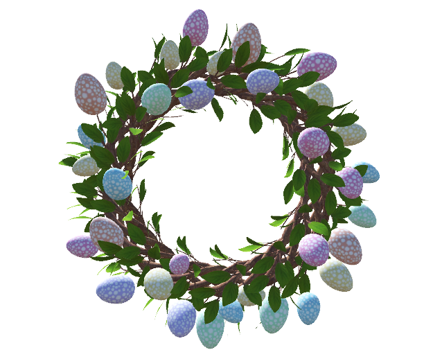 Easter Door Wreath