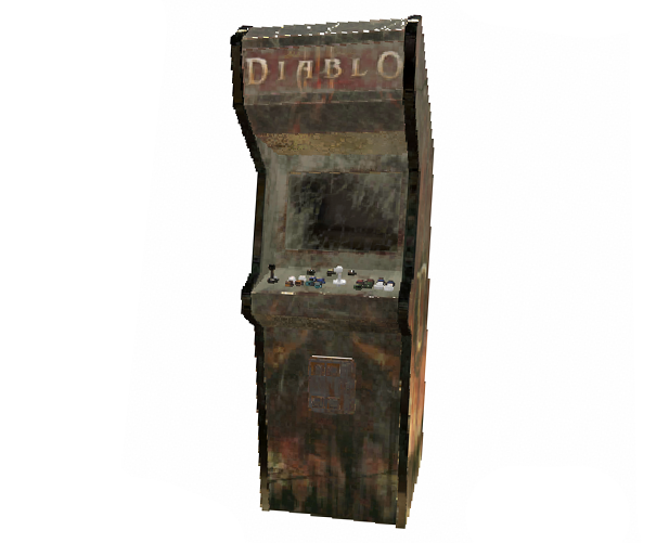 Postapocaliptic Diablo Arcade Machine