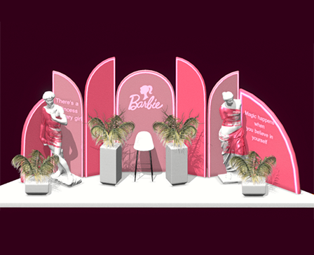 Barbie photography studio