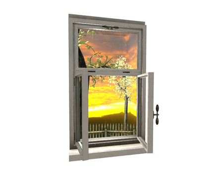 Romantic window scene by MDSDesign