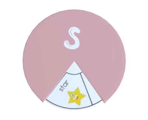 Alphabet Spin & Learn Wheel S s