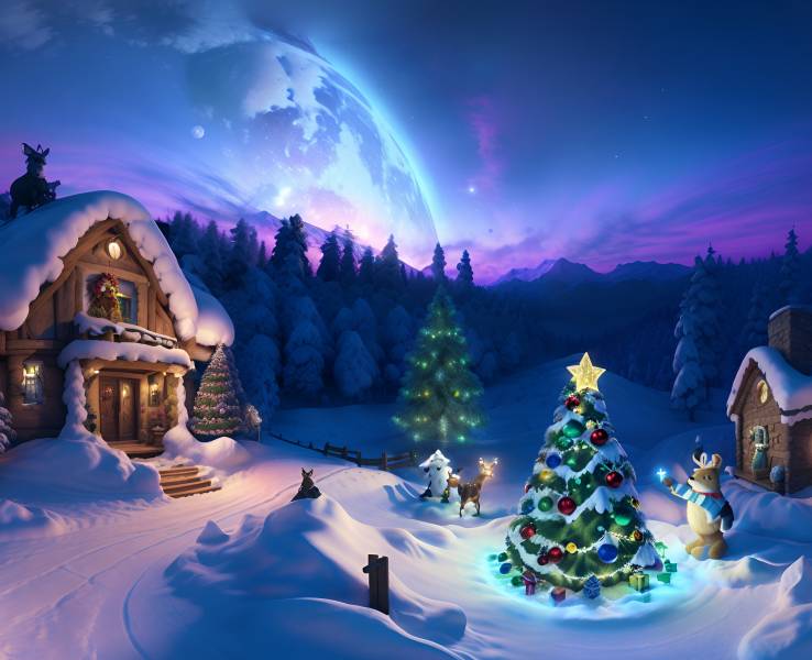 The Purity of Snow's Embrace