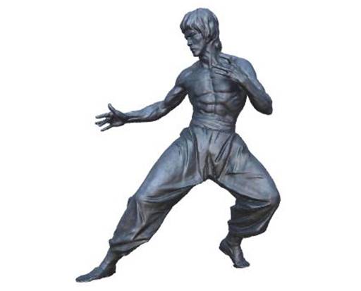 Bruce Lee statue, Tsim Sha Tsui, Hong Kong by Andrej Boleslavský