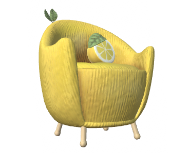 AI-Inspired Armchair Lemon