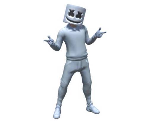 Fortnite Marshmellow Skin by SketchSupreme