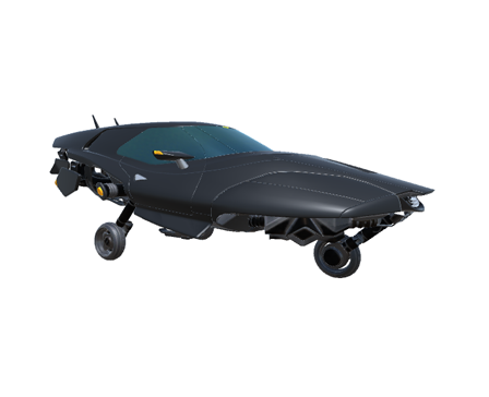 Cyberpunk Hovercar by Karol Miklas