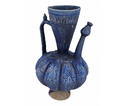 Kashan ware ewer, 12th C CE