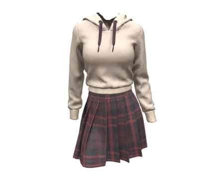 hoodie and skirt by takeru1124