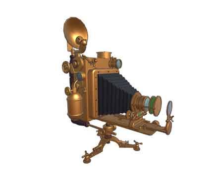 Steampunk camera [XYZ school Coursework]