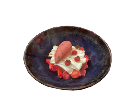 Fresh strawberry cake by alban