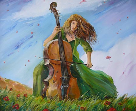 Music Girl by Kalents Shahverdyan