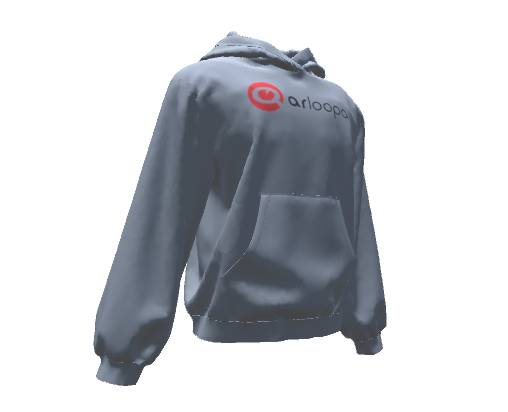 Grey Arloopa Hoodie