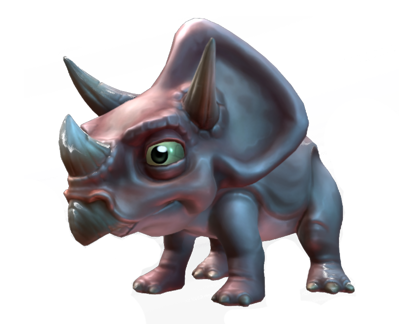 Toon Dinosaur Triceratops