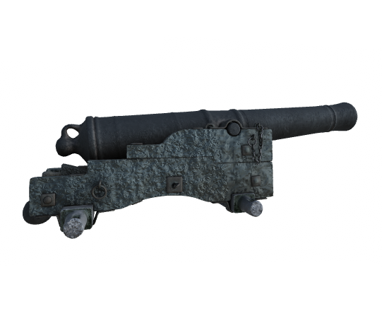 Old fortress/naval cannon