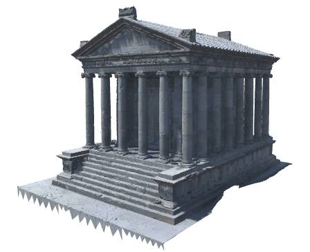 Garni Temple, 3d scan