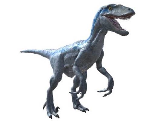Blue Velociraptor by neurodolphin
