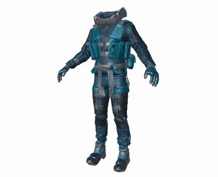 Set of tactical light armor by DEYMAR