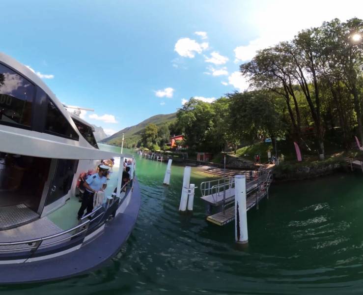 360 Lake Ceresio by boat