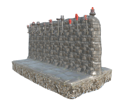 25-pack smoldering wall torches