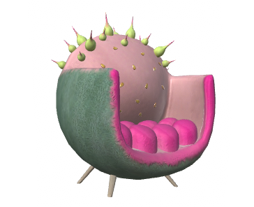 AI-Inspired Armchair Maracuja