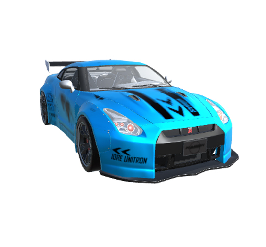 Синяя машина