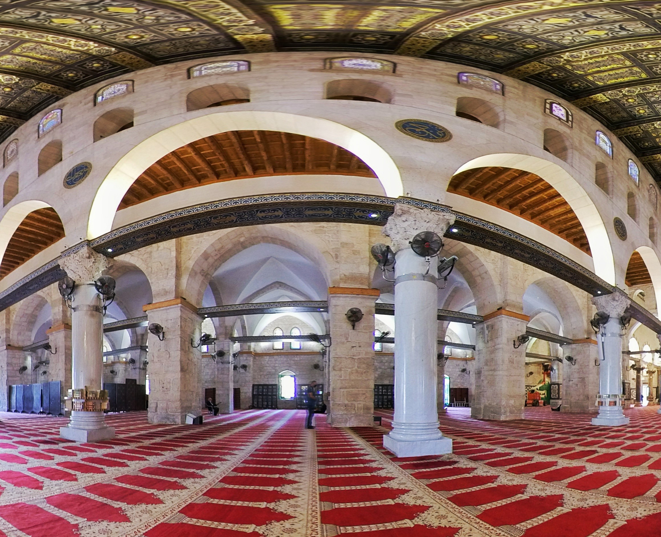Inside Al- Qibli Mosque