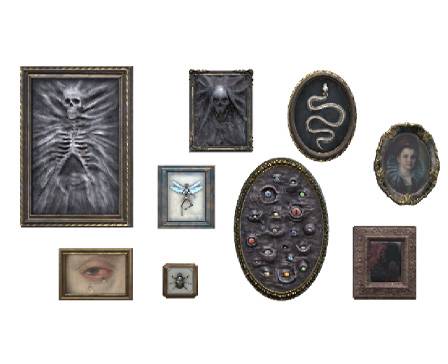 Paintings Wall Decorations - low poly pack