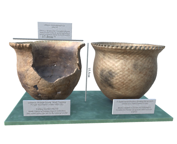 Hillsboro Check Stamped Jar