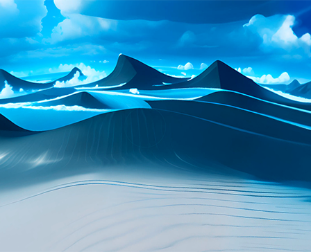 SkyBox Blue Desert