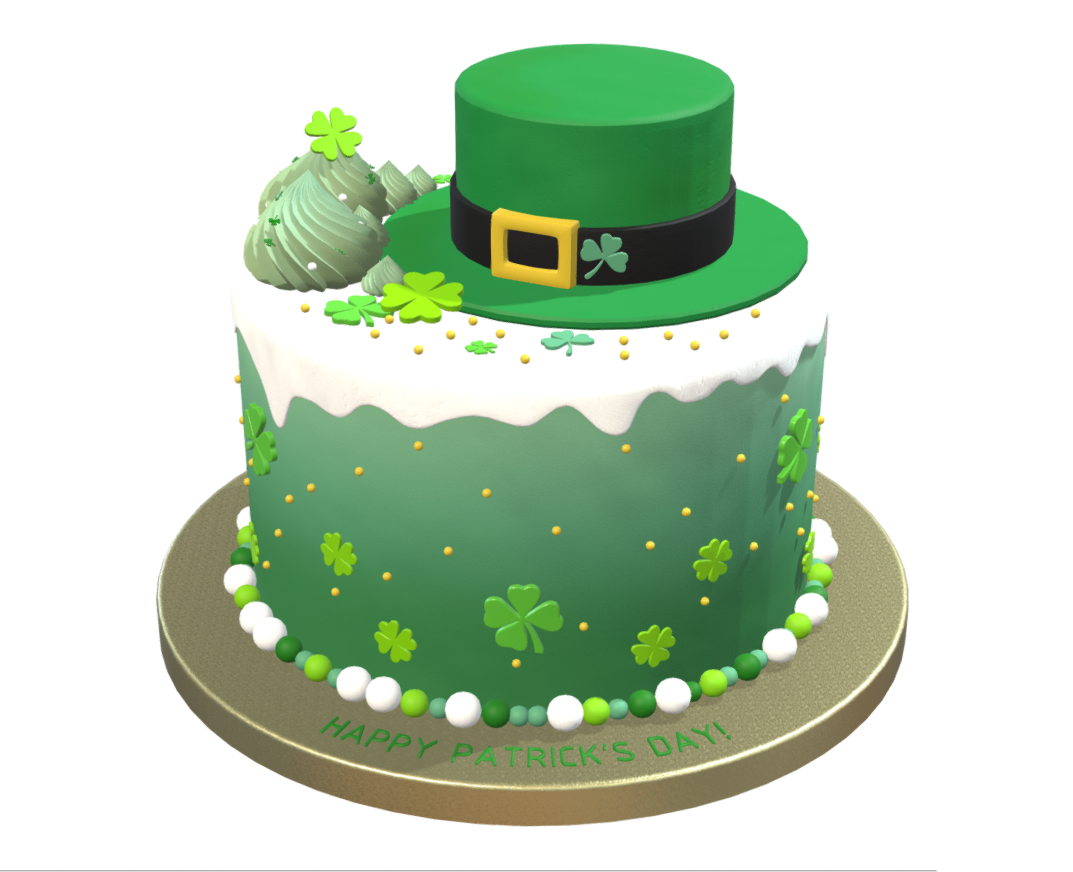 St. Patrick's Day Cake