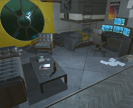 Futuristic Room by denis_cliofas