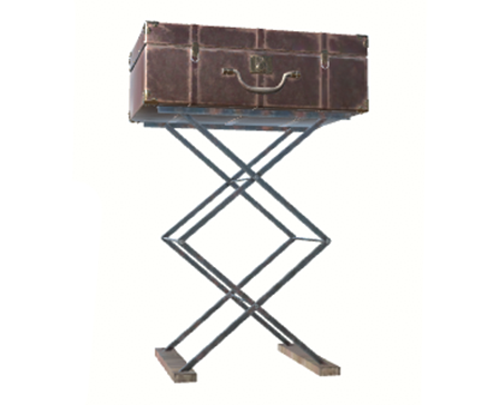 Old pitchman suitcase