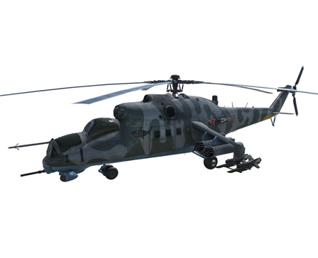 Hind Attack Helicopter by Ashley Aslett