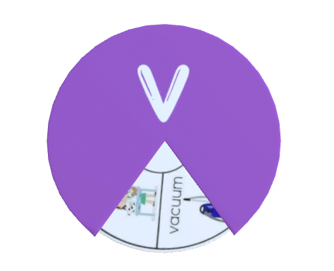 Alphabet Spin & Learn Whee V v