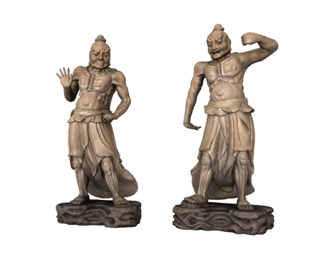 1972.158 Pair of Guardian Kings by Cleveland Museum of Art