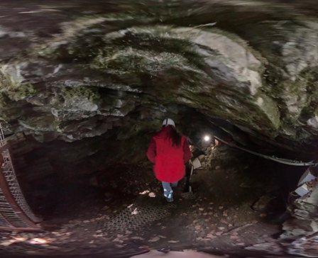 360 Bear cave and Mountain Train View