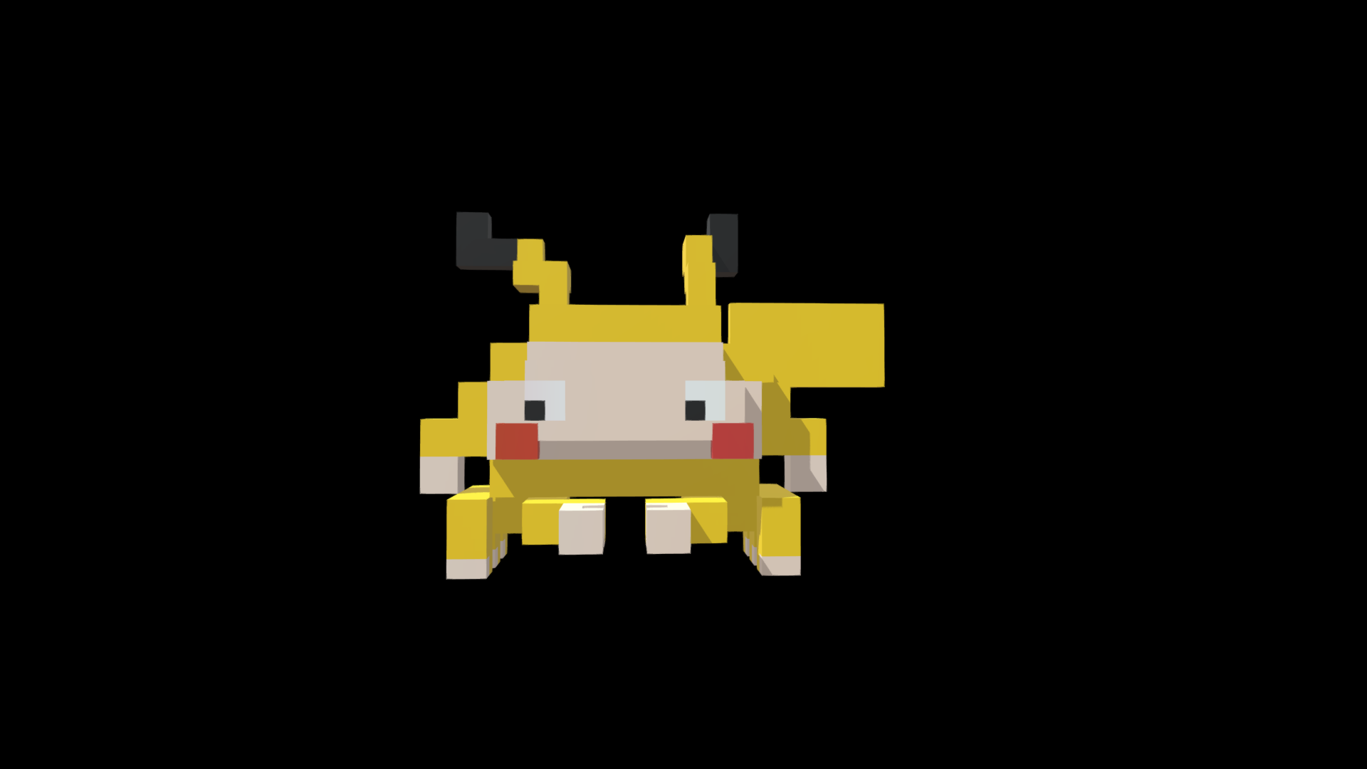Pikachu-Crab Invader #08 by @NFT INVADERZ