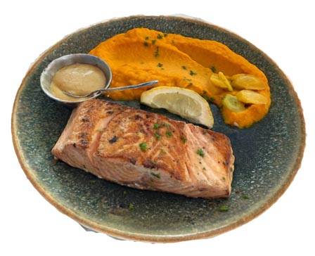 Salmon with whisky sauce by emm