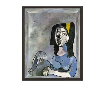 Pablo Picasso - Jacqueline sat with Kabul II