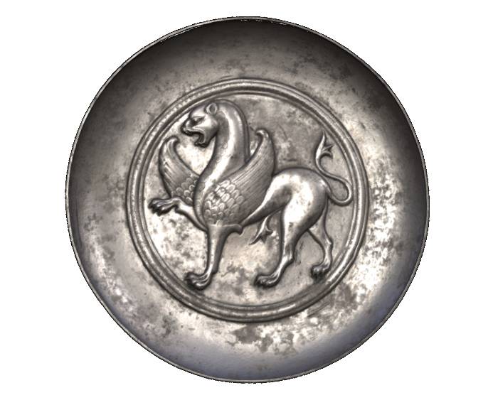 1967.34 Plate With Winged Griffin