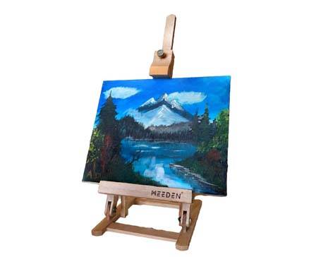 Bob Ross painting by alban