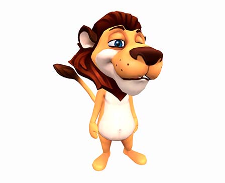 ungle Animal: Cartoon Lion