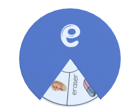 Alphabet Spin & Learn Wheel E e